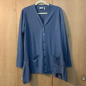 Logo lounge ruffle sweater